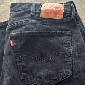 Classic Black Straight Men's Jeans